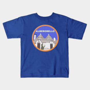 Trulli Houses Alberobello Kids T-Shirt